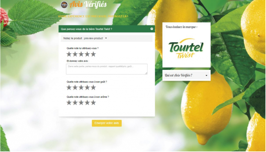 Questionnaire satisfaction client - Tourtel - Avis Vérifiés