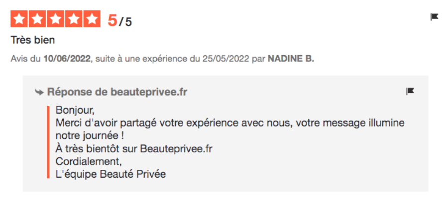 avis client - plateforme Avis Vérifiés