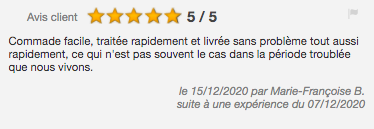 Avis client post-achat