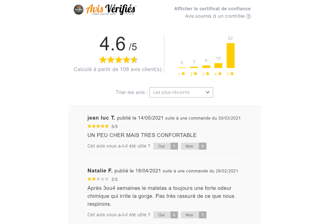 Avis produits Eve sleep