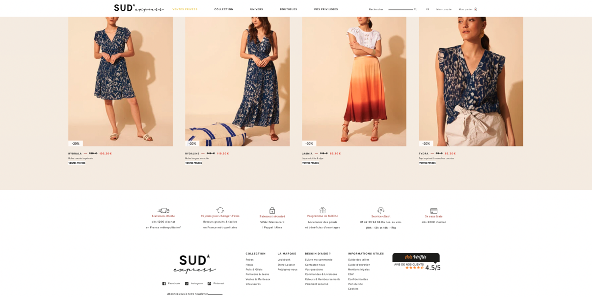 label de confiance avis vérifiés - site Internet SUD express