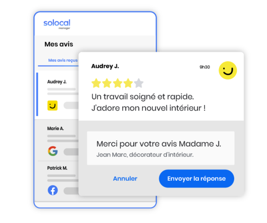 Annuaire web SoLocal - ex-Pages Jaunes - Google Business Profile - Avis Vérifiés