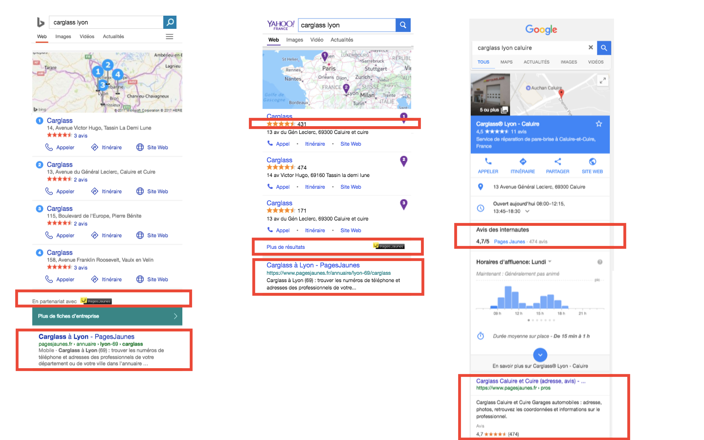 Carglass - Pages Jaunes