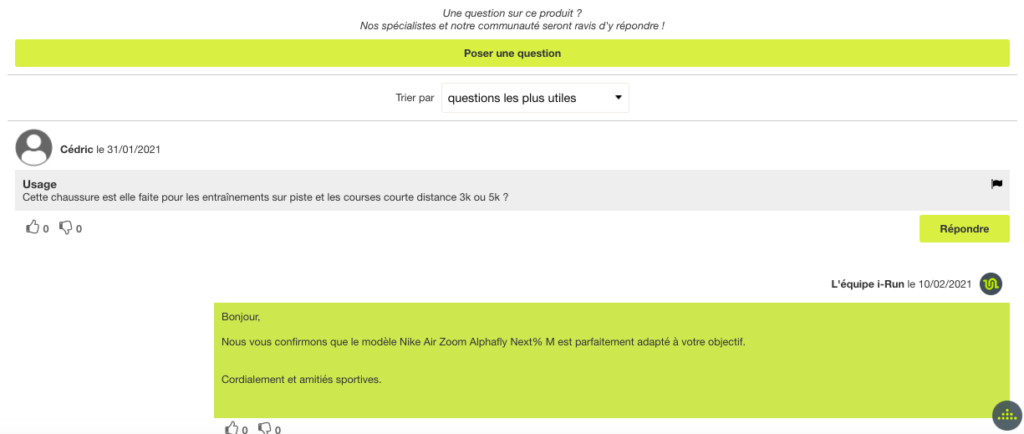 Solution QandA d'Irun