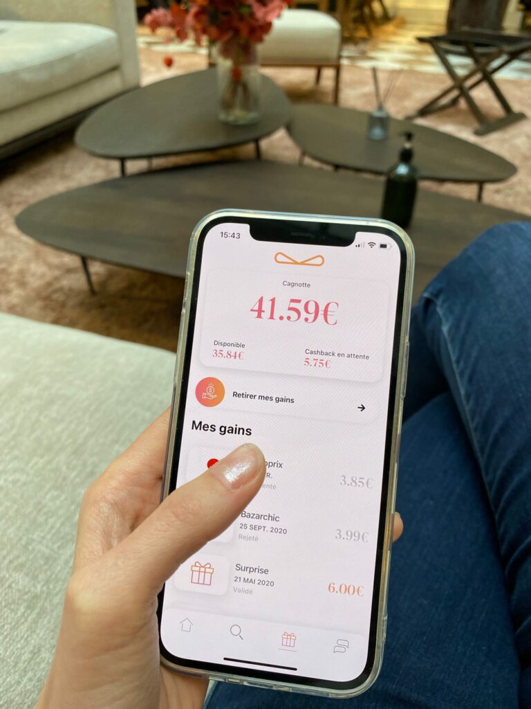 Surpise.io sur un smartphone