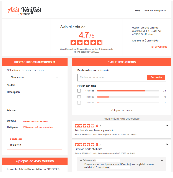 Widgets d’avis clients : notre guide d’intégration