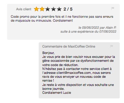 Les avis clients sont garants de votre e-réputation.