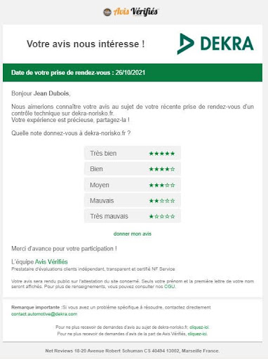 avis verifies satisfaction