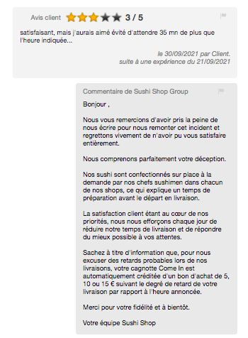 client instatisfait negatifs erreurs