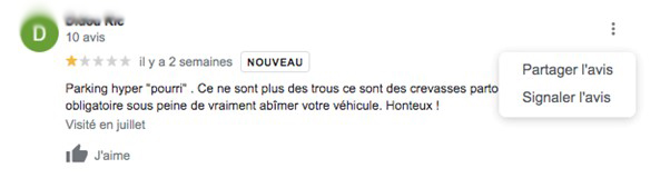 Comment signaler un avis Google ?
