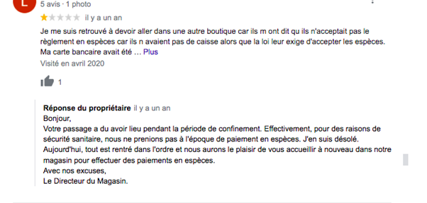 Comment supprimer un avis Google
