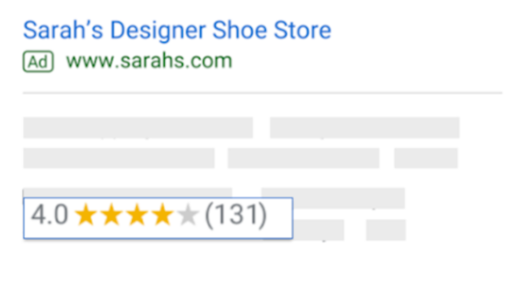 paramétrer les extensions d’avis pour les annonces adwords en réseau de recherche