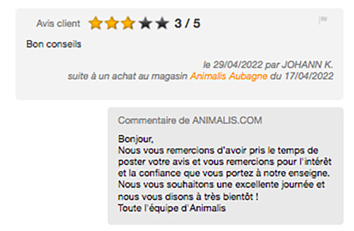 répondre aux avis clients